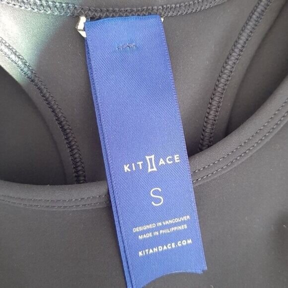 KIT & ACE Athletic Tank Top Racer Back Navy Blue Sz S - Picture 8 of 10